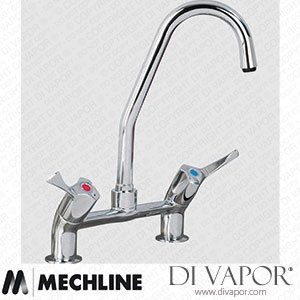 Mechline AquaTechnix TX-B-3SG6L Lever Operated Tap TX-B-30 Base with 150mm Swivel Gooseneck Spout Spare Parts