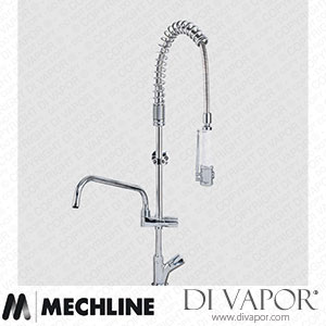 Mechline AquaTechnix TX-PR-10D-SH-BF2 Pre-Rinse Spray Tap Dome Head Operated TX-PR-10D Base Spare Parts