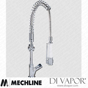 Mechline AquaTechnix TX-PR-10D-SS-BF0 Pre-Rinse Spray Tap Dome Head Operated TX-PR-10D Base Spare Parts