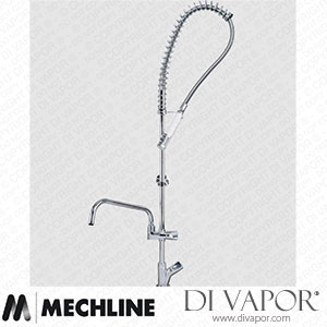 Mechline AquaTechnix TX-PR-10D-ST-BF2 Pre-Rinse Spray Tap Dome Head Operated TX-PR-10D Base Spare Parts