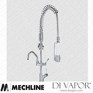 Mechline AquaTechnix TX-PR-10L-SS-BF1 Pre-Rinse Spray Tap Lever Operated TX-PR-10L Base Spare Parts