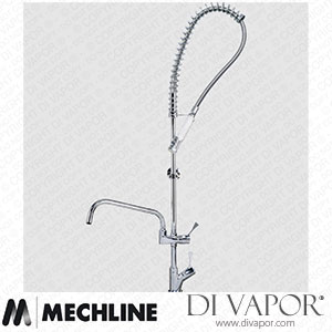 Mechline AquaTechnix TX-PR-10L-ST-BF2 Pre-Rinse Spray Tap Lever Operated TX-PR-10L Base Spare Parts