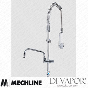 Mechline AquaTechnix TX-PR-15D-SH-BF2 Pre-Rinse Spray Tap Dome Head Operated TX-PR-15D Base Spare Parts