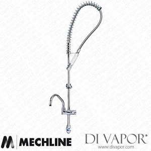 Mechline AquaTechnix TX-PR-15D-ST-BF1 Pre-Rinse Spray Dome Head Operated TX-PR-15D Base Tap Spare Parts