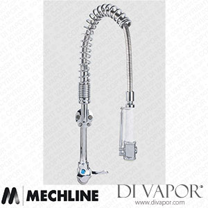 Mechline AquaTechnix TX-PR-15L-SS-BF0 Pre-Rinse Spray Lever Operated Tap TX-PR-15L Base Spare Parts