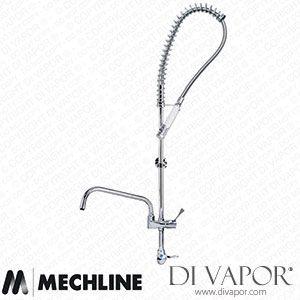 Mechline AquaTechnix TX-PR-15L-ST-BF2 Pre-Rinse Spray Lever Operated Tap TX-PR-15L Base Spare Parts