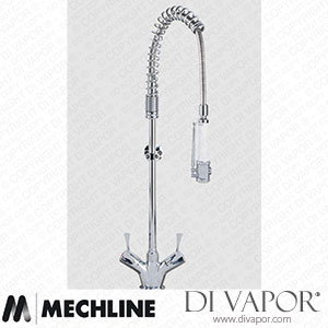 Mechline AquaTechnix TX-PR-20L-SH-BF0 Pre-Rinse Spray Tap Lever Operated TX-PR-20L Base Spare Parts