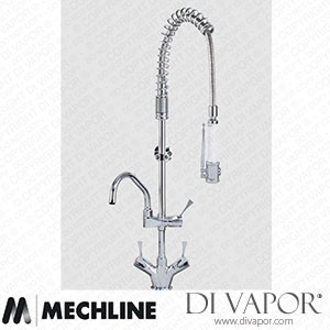 Mechline AquaTechnix TX-PR-20L-SH-BF1 Pre-Rinse Spray Tap Lever Operated TX-PR-20L Base Spare Parts