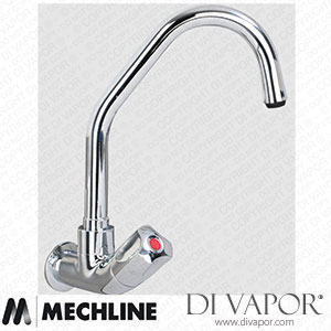 Mechline AquaTechnix TX-W-1506D Dome Head Operated Tap TX-W-15 Base with 150mm Swivel Spout Spare Parts