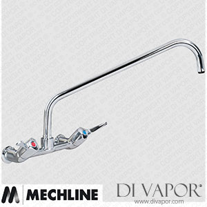 Mechline AquaTechnix TX-W-416L Lever Operated Tap TX-W-40 Base with 400mm Swivel Spout Spare Parts