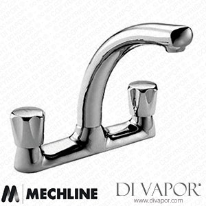 Mechline Performa WR-500MD 1/2-Inch Dome Head Deck Mixer with Swivel Spout Spare Parts