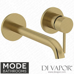 Mode Bathrooms MDTP020 Spencer Round Brushed Brass Wall Mounted Bath Mixer Tap Spare Parts