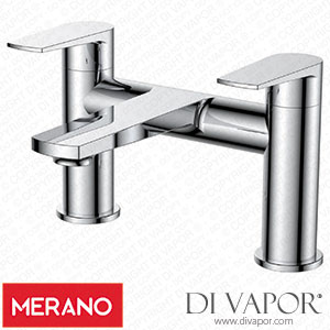 Merano ME55054726 Bath Mixer Tap Twin Lever Chrome Spare Parts