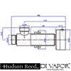 Hudson Reed MG338 Clio Spare Parts Diagram