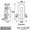 Bristan Diverter Spare Parts Diagram