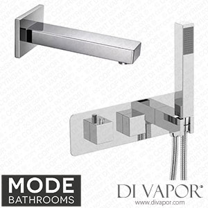 Mode Bathrooms MHVSET07 Ellis Square Concealed Thermostatic Bath Filler Set Spare Parts