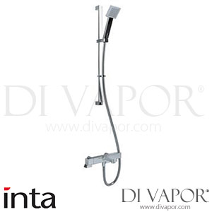 Inta MI40014AW Mio Thermostatic Concealed Shower With Flexible Slide Rail Kit & Applewhite Handset Spare Parts