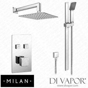 Milan MIL-PB-PK5 Square Push-Button Shower Spare Parts