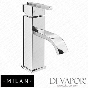 Milan MIL001 Modern Mono Basin Mixer Tap - Chrome Spare Parts