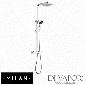 Milan MIL002 Modern Thermostatic Shower - Chrome Spare Parts