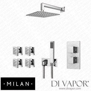 Milan MIL3SS Square Modern Shower System Spare Parts