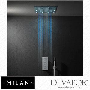 Milan MIL400PK2 400mm LED Square Shower with Concealed Valve Spare Parts