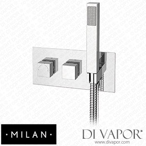 Milan MIL51VH Modern Square Concealed Thermostatic 2-Way Shower Valve Spare Parts