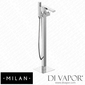 Milan MILSQTFST1 Square Thermostatic Floor Mounted Freestanding Bath Shower Mixer Spare Parts