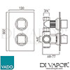 VADO MIX 148C 34 CP Spare Parts Diagram