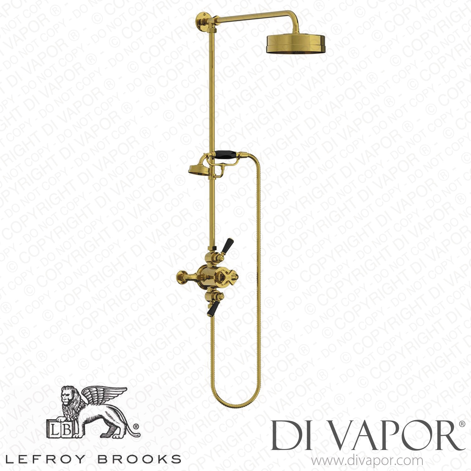 Lefroy Brooks Mackintosh Dual Control Thermostatic Valve With Classic ...