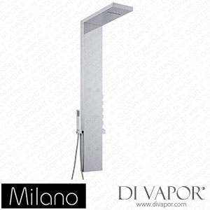 Milano ML7065 Tahuata Modern Exposed Thermostatic Shower Tower Panel Chrome Spare Parts