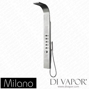 Milano ML753 Niagara Modern Exposed Thermostatic Shower Tower Panel Chrome Spare Parts