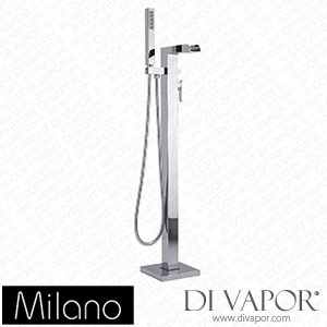 Milano MLBT0018C Parade Modern Waterfall Freestanding Bath Shower Mixer Tap Chrome Spare Parts