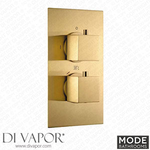 Mode Bathrooms MODE01 Brushed Brass Square Twin Thermostatic Shower Valve - 2 Outlets Spare Parts