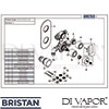 Bristan MPIV2 SHCDIV CR Spare Tech Diagram