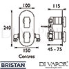 Bristan MPIV2-SHCDIV-CS Spare Parts Diagram