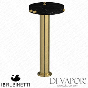 IB Rubinetti MR399ON_2 Marmo + Marmo L Freestanding Bath Filler - Black Marble Spare Parts