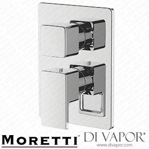 Moretti Cascata Built-In Twin Shower Valve & Diverter Spare Parts