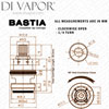 Michel Roux Bastia Hot Tap Cartridge Diagram