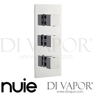 Nuie MSQTSVD Modern Square Triple Concealed Thermostatic Shower Valve with Diverter Spare Parts