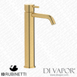 IB Rubinetti MT202OS Milanotorino Tall Monohole Washbasin Mixer Complete with Drain Spare Parts