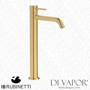 IB Rubinetti MT203OS Milanotorino Tall Mini Monohole Washbasin Mixer Complete with Drain Spare Parts