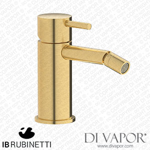 IB Rubinetti MT220OS Milanotorino Monohole Bidet Mixer Complete with Drain Spare Parts