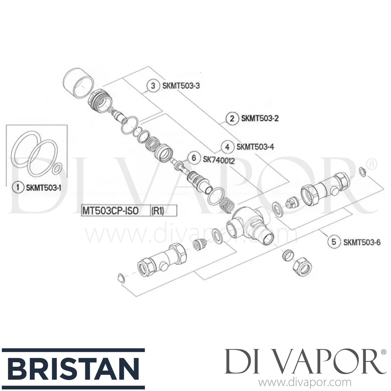 Bristan Mt503cp Iso 15mm Thermostatic Mixing Valve With Isolation 11 06 2010 Shower Spare Parts