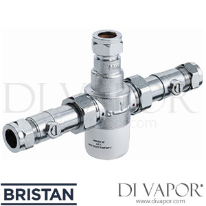 Bristan MT503CP-ISO 15mm Thermostatic Mixing Valve with Isolation - TMV 3 Blending Valve - Spare Parts