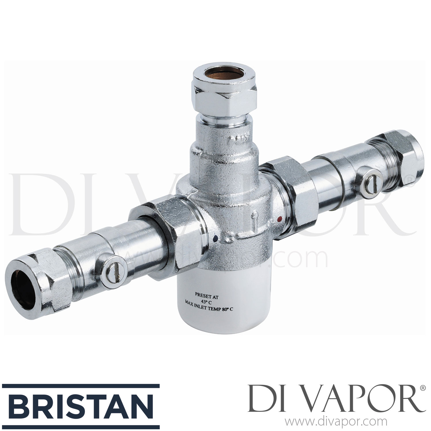 Bristan MT503CPISO 15mm Thermostatic Mixing Valve with Isolation TMV