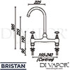 Bristan N DSM C Mixer Spare Diagram