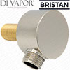 Bristan N116-F GOLD Plastic Wall Outlet Elbow Assembly PVD Gold