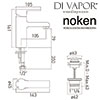 Noken ION SMART Chrome Smooth Bodied Monobasin Mixer with Clic Clac Waste - N199999321 (100163503)