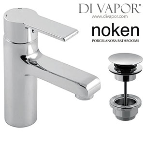 Noken ION SMART Chrome Smooth Bodied Monobasin Mixer with Clic Clac Waste - N199999321 (100163503)